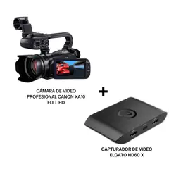 CANON - Paquete Streaming XA10 + Elgato HD60 X 2da Mano