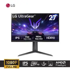 LG - MONITOR 27GS65F-B PANEL IPS 27 180HZ 1MS HDR10 PIVOTE