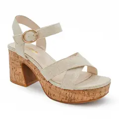 STHEF - SANDALIA MUJER CASUAL BEIGE 8046