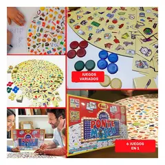 GENERICO - Juego de Mesa 6 en 1 Clasico Ponte Mosca para Niños Aprender y Jugar