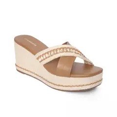 MIKAELA - SANDALIA MUJER CASUAL CAPUCCINO 20315-15