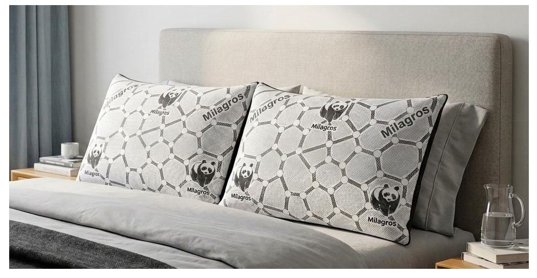 Almohadas Gemelas Antiacaros Carbon activado Pack De 2 45CM 