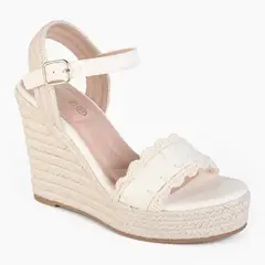 STHEF - SANDALIA MUJER CASUAL OFF WHITE 8029