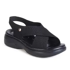 STHEF - SANDALIA MUJER CASUAL NEGRO 7988
