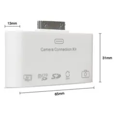 GENERICO - Lector y Grabador de Memoria Delcom para iPad 1 2 3