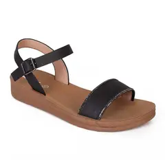 STHEF - SANDALIA MUJER CASUAL NEGRO 8017