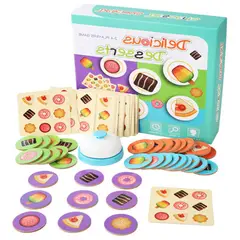 GENERICO - Juego de Memoria con Postres para Niños y Adultos