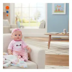 GENERICO - Bebe de Juguete 30cm con Ropa de Nube y Rayas para Niños Pequeños Y+Ligas Regalo