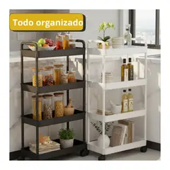 PERU IMPORTACIONES - Organizador para Cocina, Baño, Sala, Dormitorio- 4 Niveles- Multiusos
