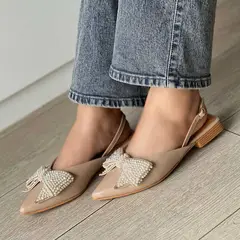 GENERICO - BALERINAS PERLITAS PARA MUJER SELEN BEIGE