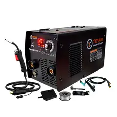TOYAKI - MAQUINA DE SOLDAR INVERTER TK-MIG120M + GUANTES + 1 KILO Y MEDIO DE ALAMBRE FLUX