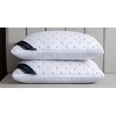 GENERICO - Almohadas Luxury Antiácaros Pack De 2 Lujosas 75CM X 52CM