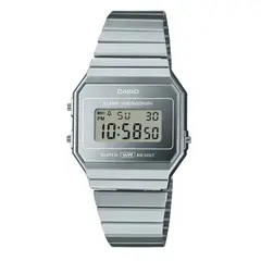 CASIO - RELOJ ORIGINAL A700WEV-7ADF PLATEADO CAS-151