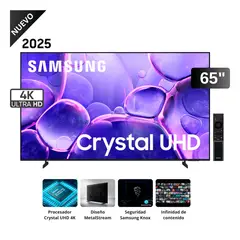 SAMSUNG - Televisor 65” Crystal 4K 65U8000F 2025