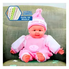 GENERICO - Muñeca con Sonido 50cm Oso Rosado para Diversion Infantil Y+Papel Regalo