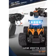 GENERICO - CARRO 4X4 A CONTROL REMOTO METALICO CON LUCES