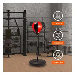GENERICO - Pera de Boxeo con Base Ajustable para Entrenamiento y Práctica en Casa