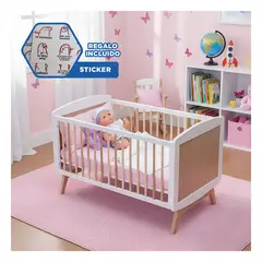 GENERICO - Muñeca Figura de Bebe con Ropita de Hipopotamos y Accesorios Y+Regalo Sticker