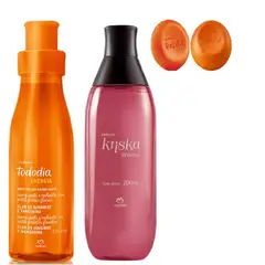 NATURA - 2 bodysplash 200ml y 2 jabones tododia 100g