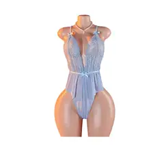 GENERICO - BABYDOLL DE ENCAJE LENCERÍA SEXY MUJER