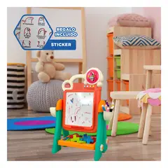 GENERICO - Pizarra Electronica 2 en 1 con Musica para Ninos y Adolescentes Multicolor Y+Regalo Sticker