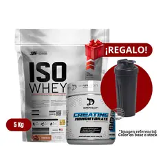 UNIVERSE NUTRITION - Proteína Iso Whey 5Kg Chocolate+Dragon Pharma 1 Kg+Shaker