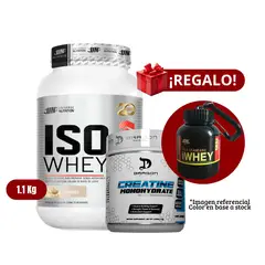 UNIVERSE NUTRITION - Proteína Iso Whey 11Kg Cookies+Dragon Pharma 1 Kg+Portaproteína
