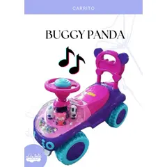 GENERICO - CARRITO BUGGY PANDA - FUCSIA CON LILA