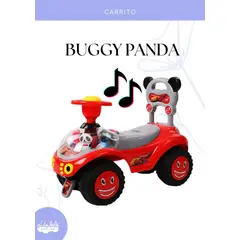GENERICO - CARRITO BUGGY PANDA - ROJO