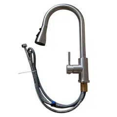 FRATELLI - Mezcladora Monomando para Cocina al Mueble Acero 304 Satinada