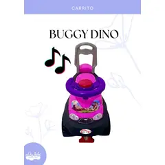 GENERICO - Carrito BUGGY DINO - ROSADO