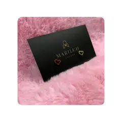 GENERICO - Aretes Acero - BSC Corazon Delineado Dorado