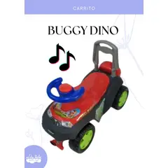 GENERICO - Carrito BUGGY DINO - ROJO