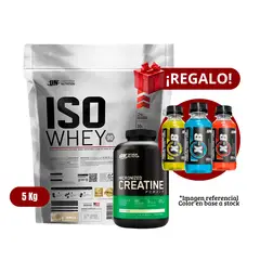 UNIVERSE NUTRITION - Proteína Iso Whey 5Kg Vainilla+Optimum Nutrition 300g+XB