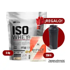 UNIVERSE NUTRITION - Proteína Iso Whey 5Kg Vainilla+MyProtein 250g+Shaker