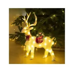 GENERICO - Reno Navideño Premium Ilumina tu Espacio con Encanto