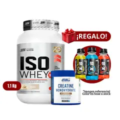 UNIVERSE NUTRITION - Proteína Iso Whey 11Kg Cookies+Applied Nutrition 250g+XB