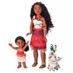 DISNEY CLASICOS - Muñeca Moana Set Competo – Moana 2 De Para Niñas