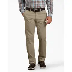 DICKIES - PANTALON ESTILO CHINO PARA HOMBRE  LAVADO REGULAR COLOR  ARENA