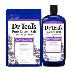 GENERICO - Dr Teal’s sal de baño + jabon espuma para bañera lavanda