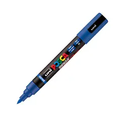 POSCA - Marcador Punta Brush PC-5BR Azul