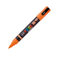 POSCA - Marcador Punta Brush PC-5BR Naranja