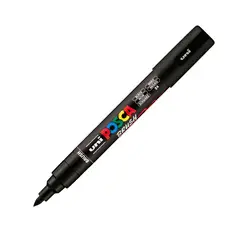 POSCA - Marcador Punta Brush PC-5BR Negro