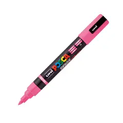 POSCA - Marcador Punta Brush PC-5BR Rosado