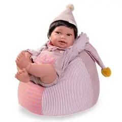ANTONIO JUAN - Muñeca Bebé Recien Nacida Pipa Circus 42 Cm