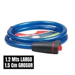 GENERICO - CANDADO CADENA DE SEGURIDAD PARA BICICLETA