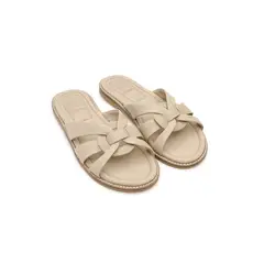 M'ANDINA - Sandalias de Cuero sin taco Lauren