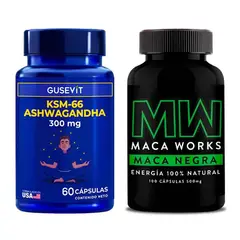 MACA WORKS - Ashwagandha + Maca Negra