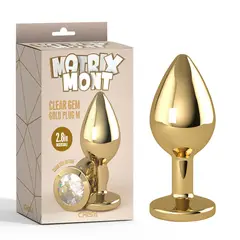 CHISA - PLUG DIAMANTE CLEAR GEM GOLD