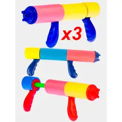 GENERICO - Pistola Cañón de Agua con Dos Asas, 31 cm x3